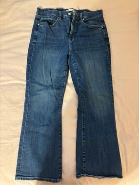 LOFT Dark Blue Flare Jeans